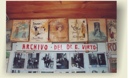 Tabla dedicada a colección imágenes del Dr. E. Virto
