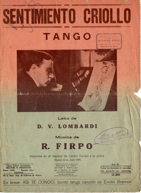 Partitura Sentimiento Criollo