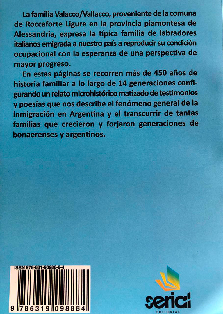 Contratapa del libro